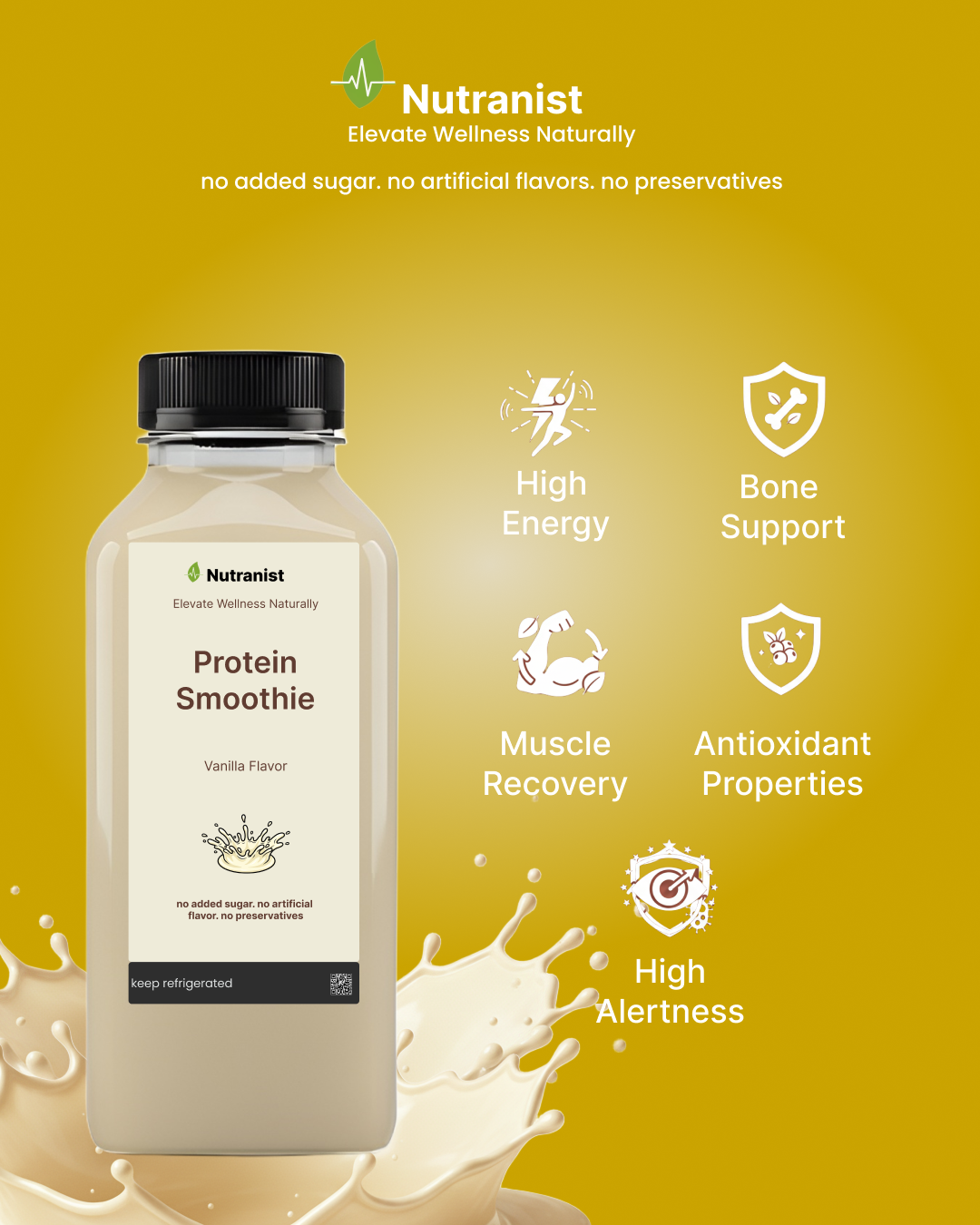 Protein Smoothie β Vanilla Flavor