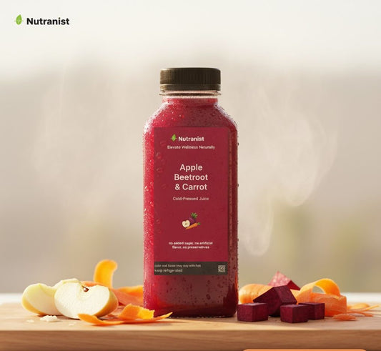 Apple, Beetroot, & Carrot Cold-Pressed Juice
