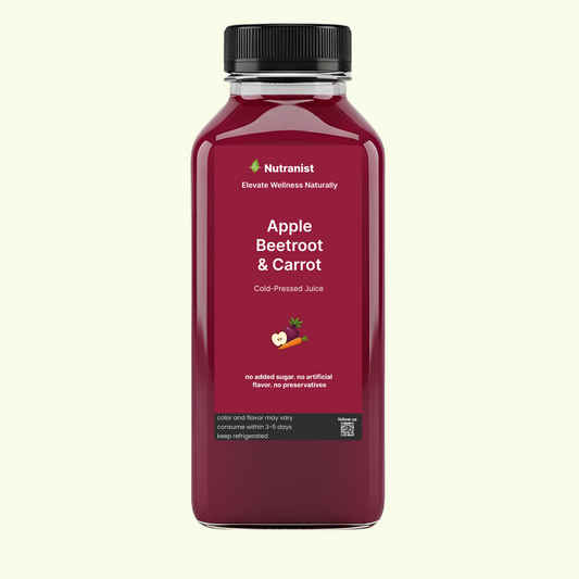 Apple, Beetroot, & Carrot Cold-Pressed Juice