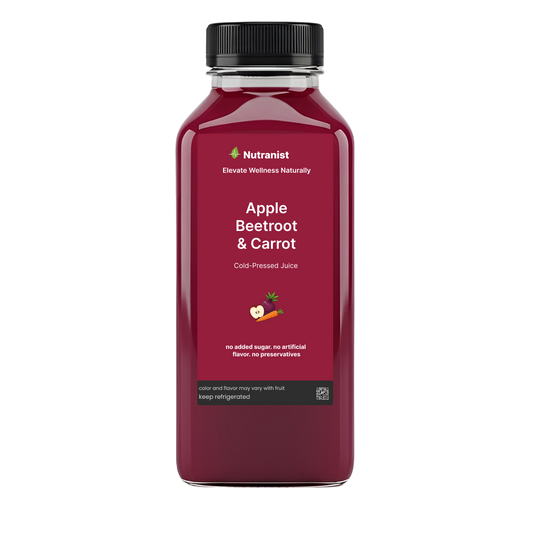 Apple, Beetroot, & Carrot Cold-Pressed Juice