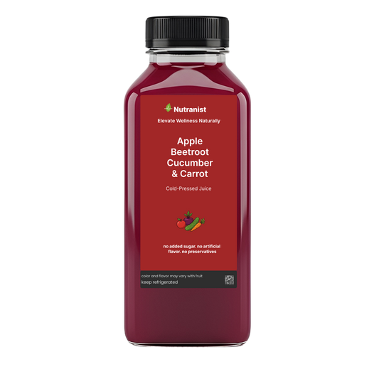 Apple, Beetroot, Cucumber, & Carrot Cold-Pressed Juice