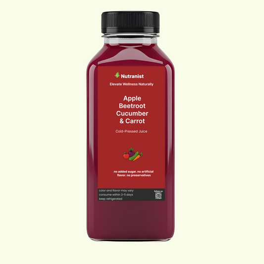 Apple, Beetroot, Cucumber, & Carrot Cold-Pressed Juice